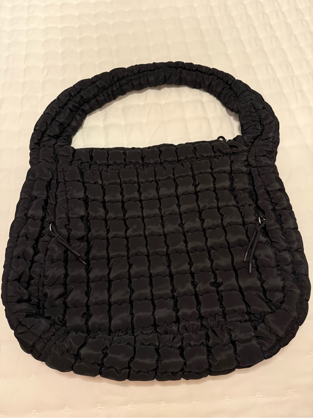Zenana Black Quilted Shoulder Bag
